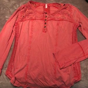 Free people long sleeve top
